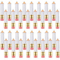 Blulu 48 Pcs Pencil Lip Gloss Tubes Bulk, 5 ml Empty Lip Gloss Containers, Cute Refillable Lips Balm Tubes DIY Party Favors Teacher Appreciation Gifts Teachers' Day Gift for Women
