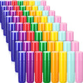 Maitys 48 Pcs 5ml Empty Lip Balm Tubes Bulk Colorful Rotatable Lip Gloss Container Tubes Refillable Gloss Bottles Plastic Empty Balm Containers Lipstick DIY Cosmetic Holder, 8 Colors