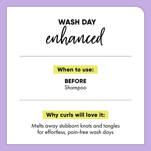 HASK Mega Slip Pre-Shampoo Detangler with Aloe Juice & Squalane for Wavy, Curly, Coily & Kinky Hair, Moisturizes, Adds Slip, Reduces Breakage, Vegan, Sulfate-Free, Cruelty-Free – 12 fl oz