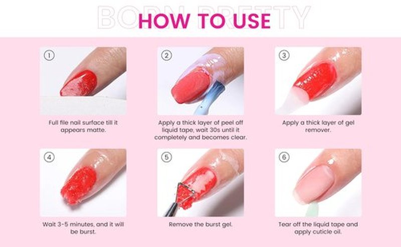 CARMEIN Gel Nail Polish Remover,Professional(2-pack), 15ml/0.5 fl oz, Liquid Formula, Paraben-free, For Natural and Long-lasting Gel Polish Removal for Nail.