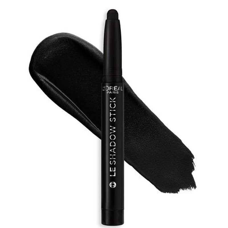 L'Oreal Paris Makeup Le Shadow Stick Eyeshadow - Blendable, Smudge-Resistant, Smokey Cream | 490 All Night Black