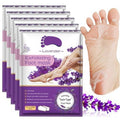 Foot Peel Masks for Dry Cracked Feet 5 Pack,Exfoliating Foot Mask, Natural Exfoliator for Dead Skin, Callus, Repair Rough Heels for Men Women,Make your Foot Baby Soft in 7 Days, AlIVER