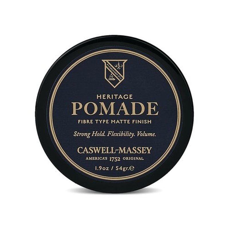 Caswell-Massey Hair Pomade - Matte Finish Styling for All Hair Types | Strong Hold & Volume, 1.9 Oz