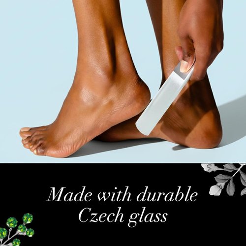 Butter London Glass Pedicure Foot File - Professional Callus Remover for Smooth Feet | Salon Quality Tool
