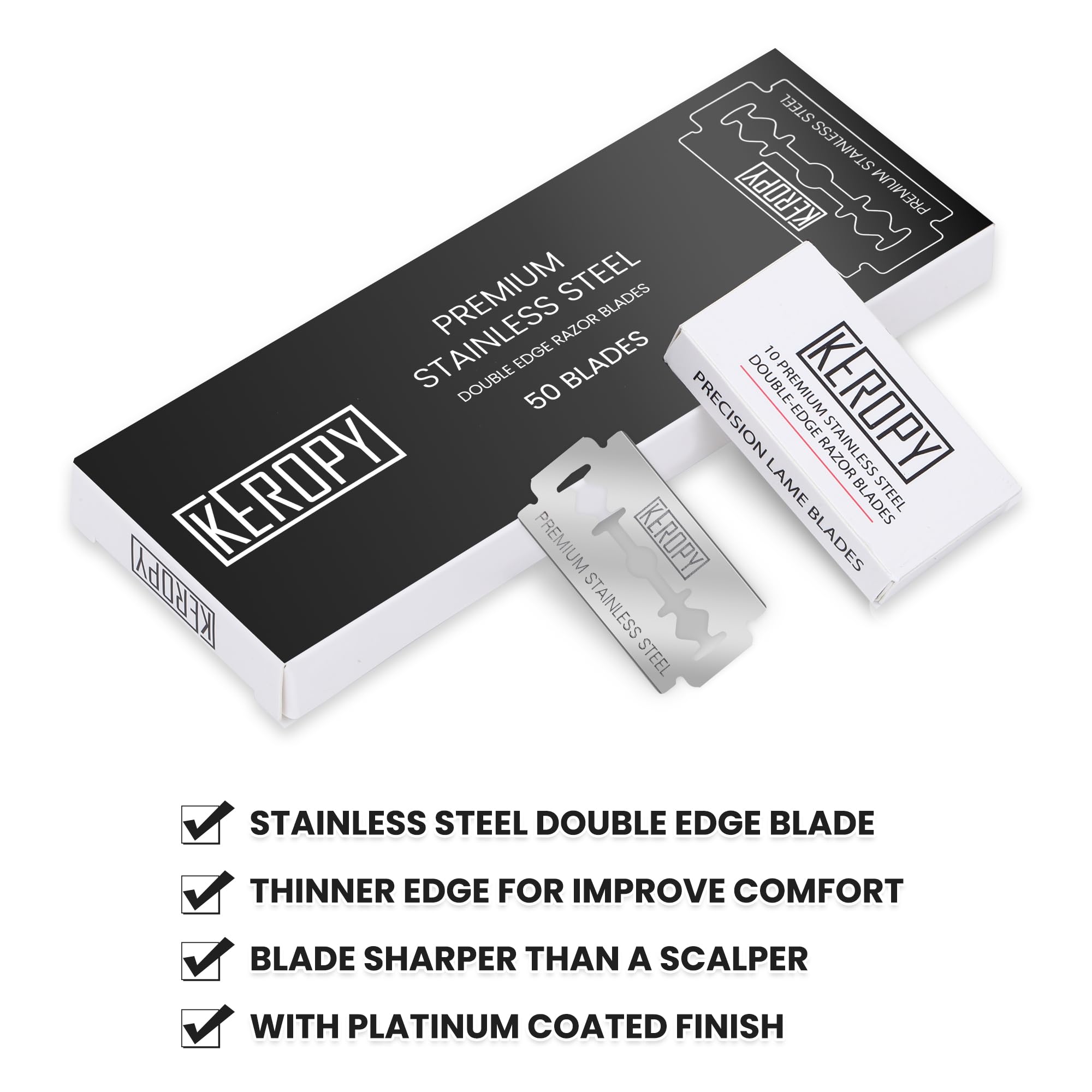 KEROPY 50 Safety Razor Blades