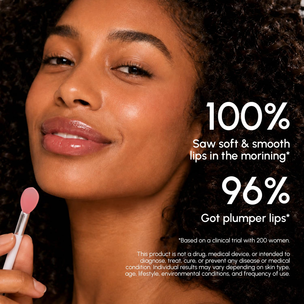 MAREE Lip Mask Overnight 2 Pack - Lip Moisturizer For Very Dry Lips - Hydrating Lip Butter Balm with Hyaluronic Acid & Collagen - Overnight Lip Treatment - Lip Sleeping Mask Repair