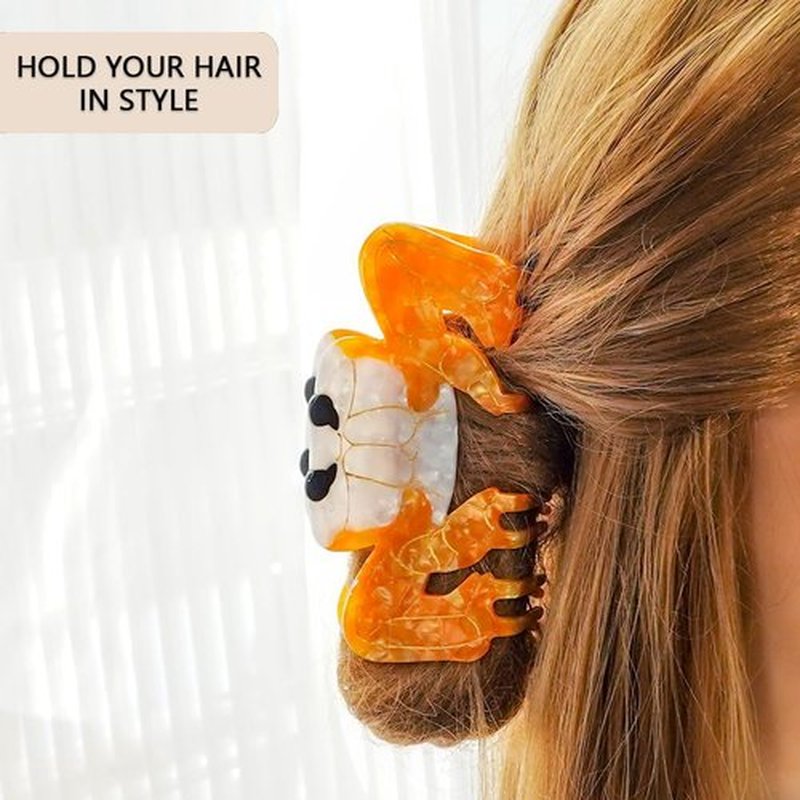 Crab Hair Clips, fun Hair Clips for women Girls, cute beach claw clips Acetate Marine Hair Accessories Gift