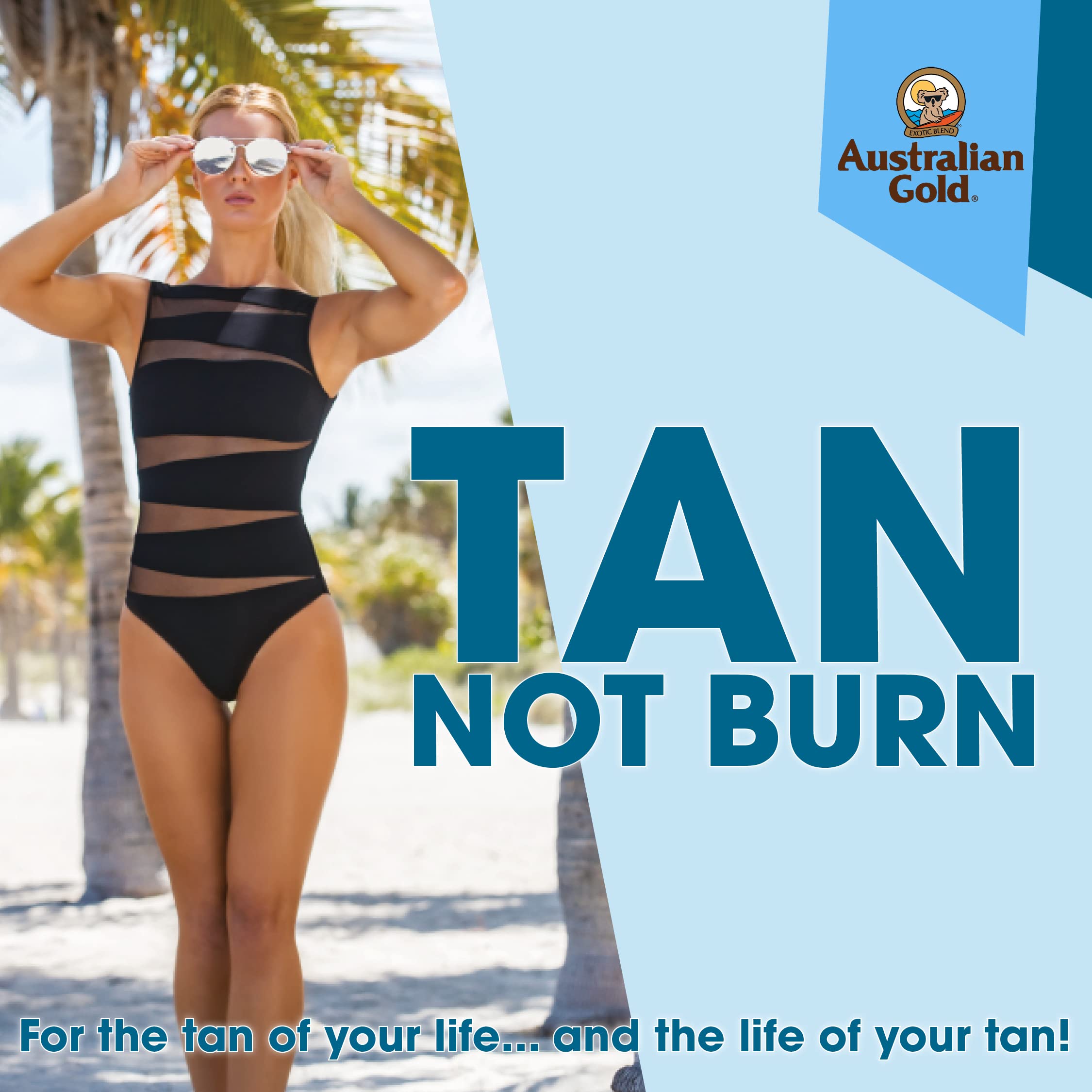Australian Gold Sunscreen Lotion SPF 30, 8 Ounce | Moisture Max | Infused with Aloe Vera | Broad Spectrum | Water Resistant