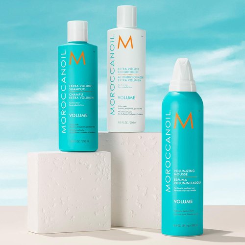 Moroccanoil Volumizing Mousse - Lightweight Formula for Full-Bodied Hair | 8.5 Fl. Oz