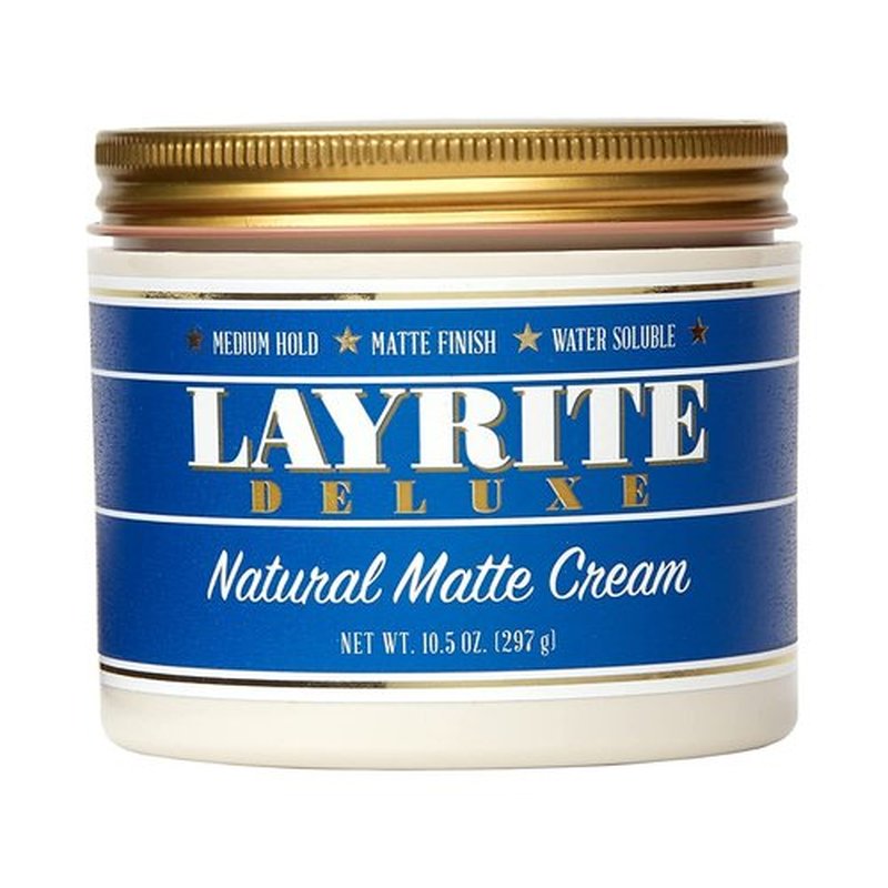 Layrite Natural Matte Cream - 10.5 Oz | Achieve Effortless Style with All-Day Hold
