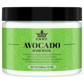 Crownnaturally CNNY Avocado & Collagen Deep Repair Hair Mask - 12 oz, Intensive Moisture Conditioning Treatment for Dry Damaged Hair