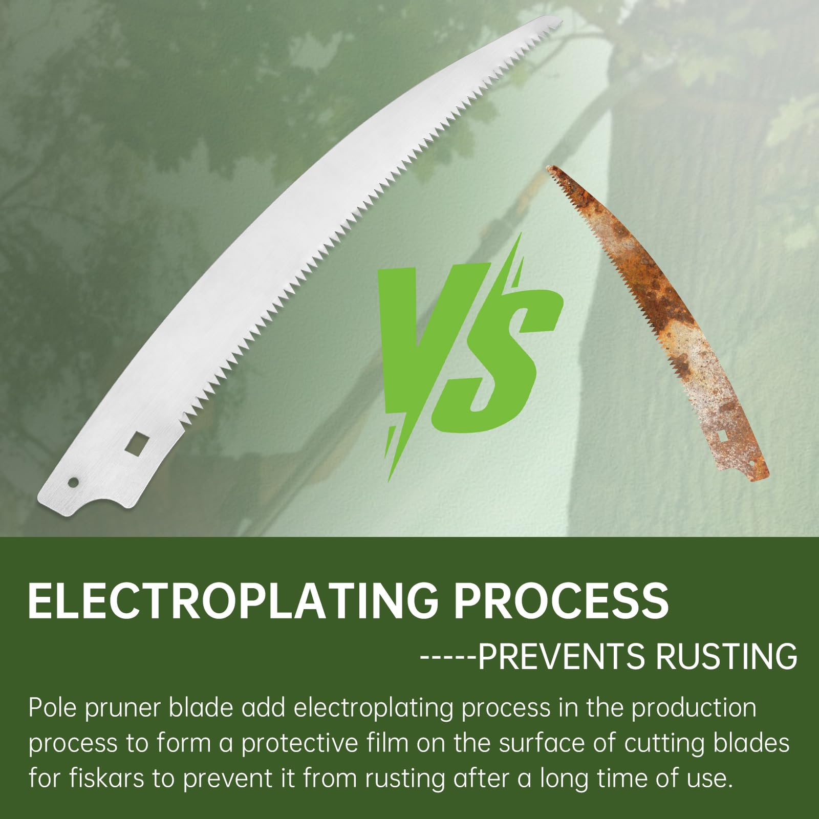 15" Pole Saw Blade for Fiskars Tree Pruner 6391 9388 9390 7889 7831 8391