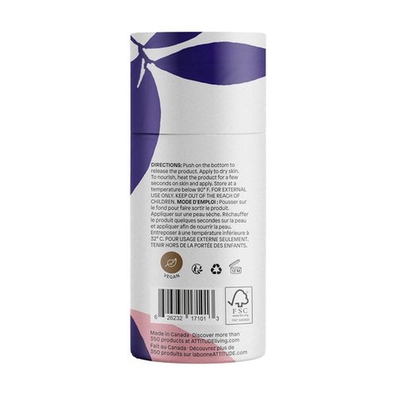 ATTITUDE Body Butter - Natural Moisturizing Formula with Shea & Cocoa Butters | EWG Verified, Vegan, 2.87 Fl Oz
