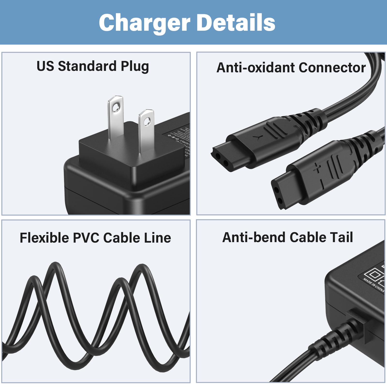 5V Dog Trainer Collar Charger Compatible with SportDOG Power Cord AC Adapter for SportDOG Training Shock Remote Collar SD-425 SD425 SD-425S SD-825 SD-425CAMO, Plug Cable for Sport DOG FieldTrainer 425