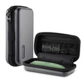Loxdn EVA Hard Case for Meridian/MANSPOT Shaver Groin & Body Hair Trimmer - Men's Grooming Organizer Storage Bag for Electric Razor and Accessories - Case Only (Grey)