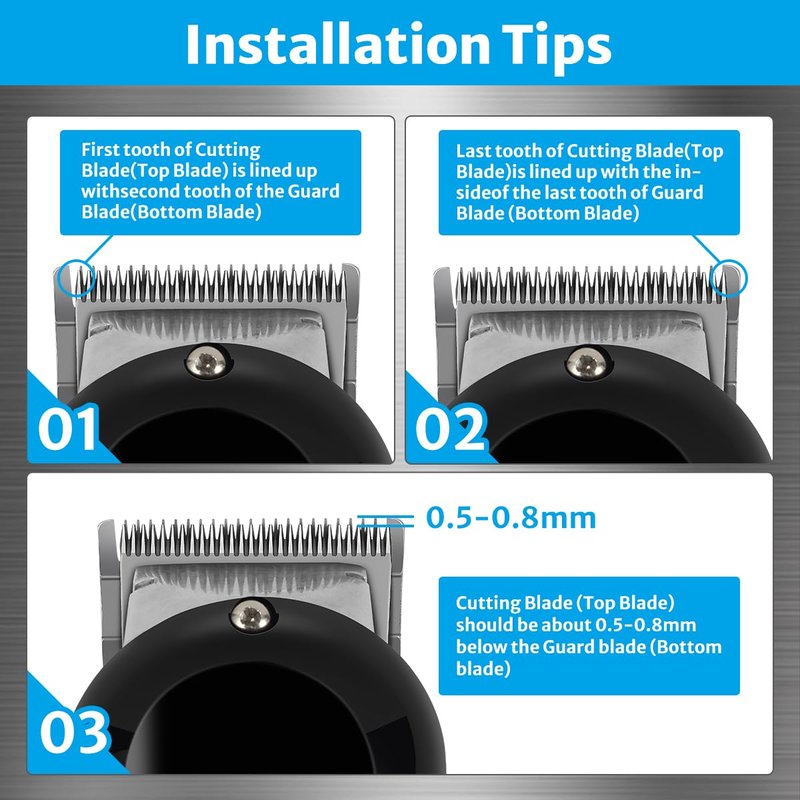 Wahl Clipper Blades Replacement - High-Quality Blade for Precision Cutting | 1 Pack