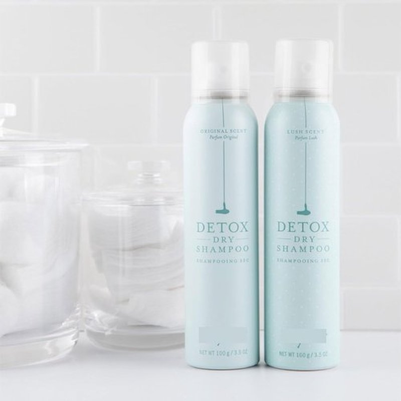 Detox Dry Shampoo Spray - Absorbs Oil & Refreshes Hair | Original Scent, Full-Size 3.8 Oz, Pack of 2