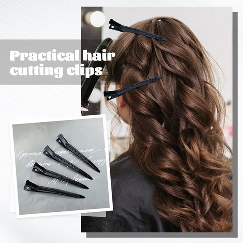 Lawie 50 Pack 3.5" Metal Alligator Hair Styling Curl Clips Hair Salon Duckbill Hair Sectioning Clips Crocodile Hair Pins Barrettes Accessories for Women Girls (Colorful)
