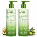 Giovanni 2Chic Ultra-Moist Shampoo & Conditioner Set - Nourishing Avocado & Olive Oil, Sulfate-Free | 24 Fl Oz (2-Pack)