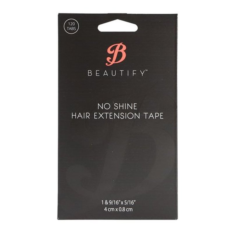 Beautify No-Shine Hair Extension Tape Tabs, Double Sided Replacement Tape for Tape in Hair Extensions Human Hair, Shine-Free Strong Hold Extension Tabs for Secure Bonding and Maintenance, 120 Pieces