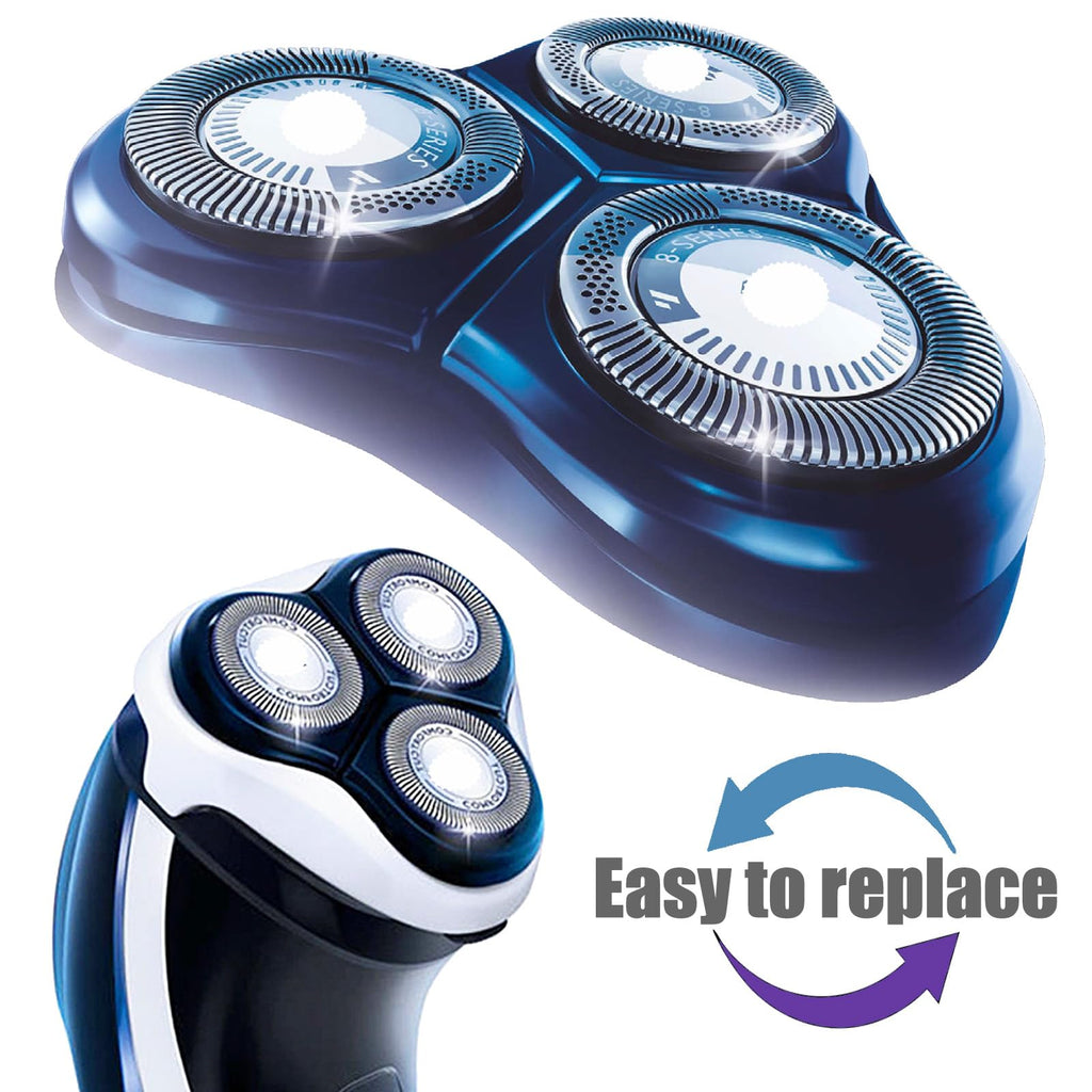 SH50 Shaver Replacement Heads for Series 5000 Razors, (Blue)