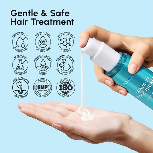 MAREE Leave-In Conditioner Hair Gloss for Dry Damaged Hair, Leave-In Conditioner for Curly Hair, Color Treated