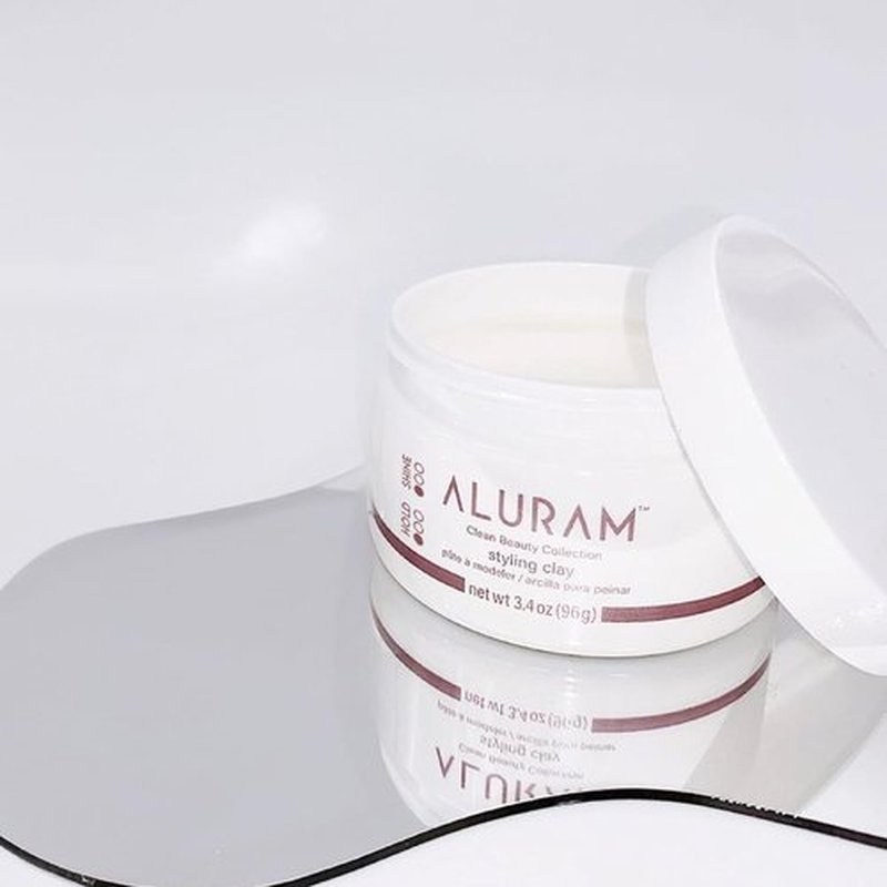 ALURAM Hair Styling Clay - Soft Satin Finish for All Hair Types | 3.4 Fl Oz Clean Beauty Formula