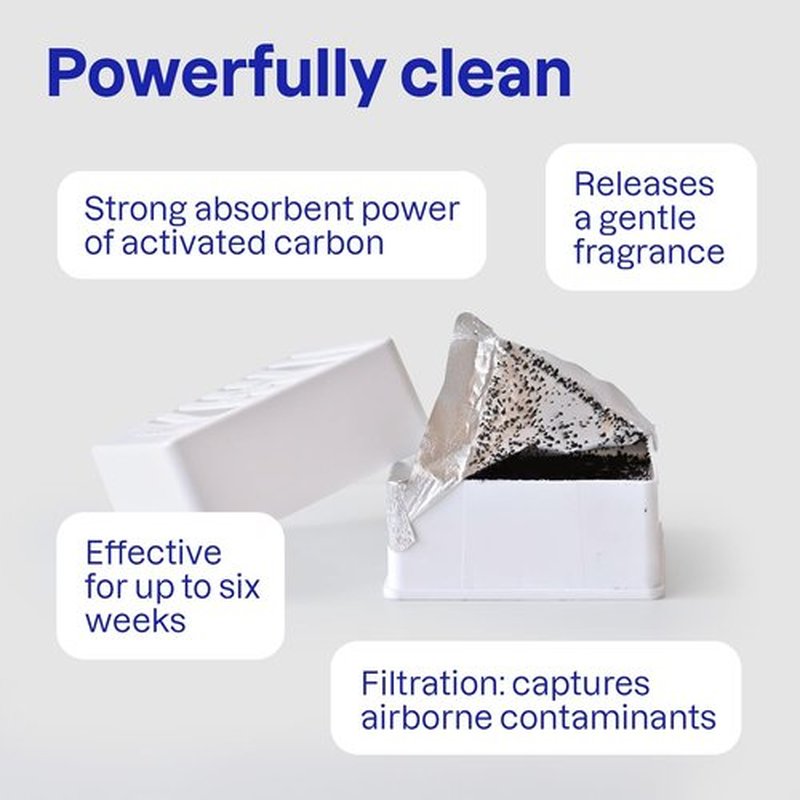 ATTITUDE Odor Eliminator - Plant-Based Air Purifier with Activated Carbon | Lavender & Eucalyptus, 8 Oz