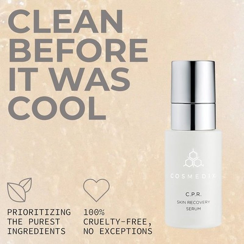 COSMEDIX CPR Skin Recovery Serum - Firming & Hydrating Formula for Fine Lines & Redness - Ideal for Sensitive Skin