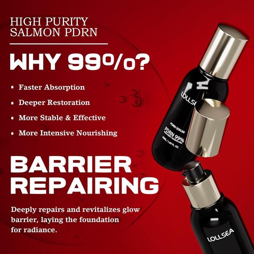 PDRN Serum - 99% Pure Salmon DNA Anti-Aging & Hydrating Glow Serum | 50ml for Firmness & Elasticity