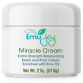 Emu Joy Miracle Cream - Hand & Foot Callus Remover Cream, Intensive Moisturizing Cream for Dry Heels and Soles, No More Foot Scrubbers & Files, Get Professional Salon Pedicure At Home (2 oz.)