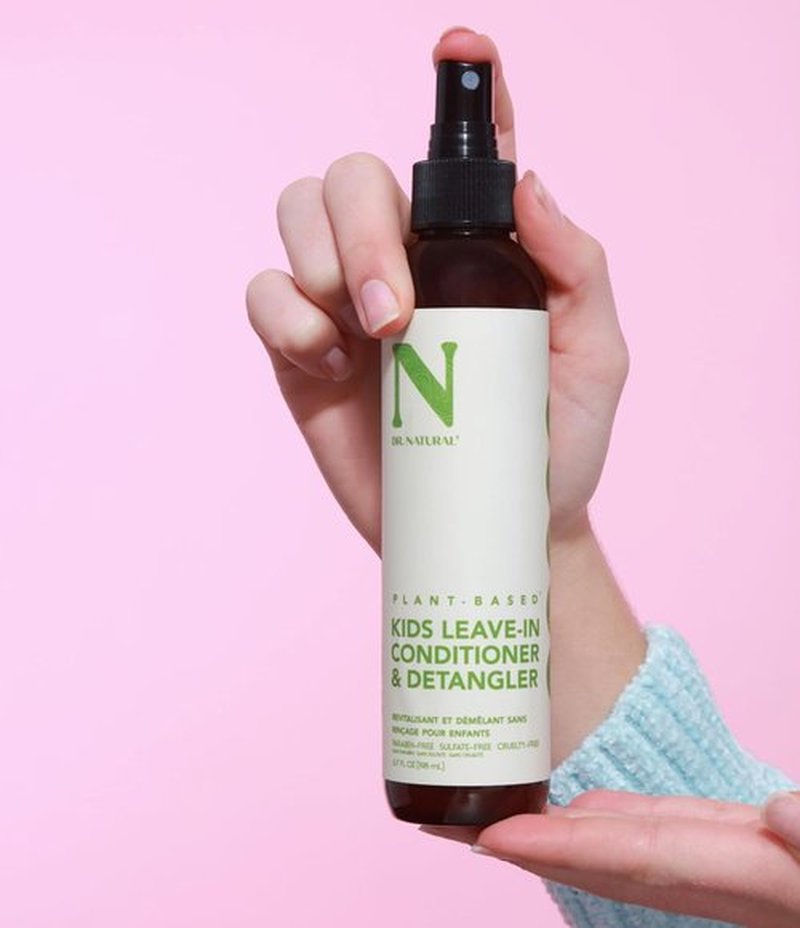 Dr. Natural Kids Leave-In Conditioner - Hydrating Coconut Oil & Shea Butter Detangler Spray | 6.7 oz