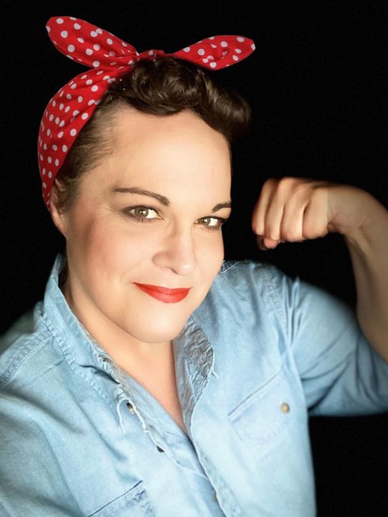 Huachi Red and White Polka Dot Bandana Headband Vintage Wire Hairband with Bow Wide Headbands Retro 50s Hair Accessories for Women