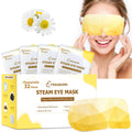 FRSHMORN 32Packs Steam Eye Mask, Heated Eye Mask for Sleeping, Warm Compress for Eyes, Self Heating Disposal Steam Mask for Home Sleep, Office, Spa, Travel Essentials Mothers Day Gifts (Chamomile)