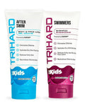 TRIHARD Kids Chlorine Removal Kit, Shampoo, Face and Body Wash Set for Children’s Hair and Skin, Gentle Post-Swim Cleanser for Pool & Ocean