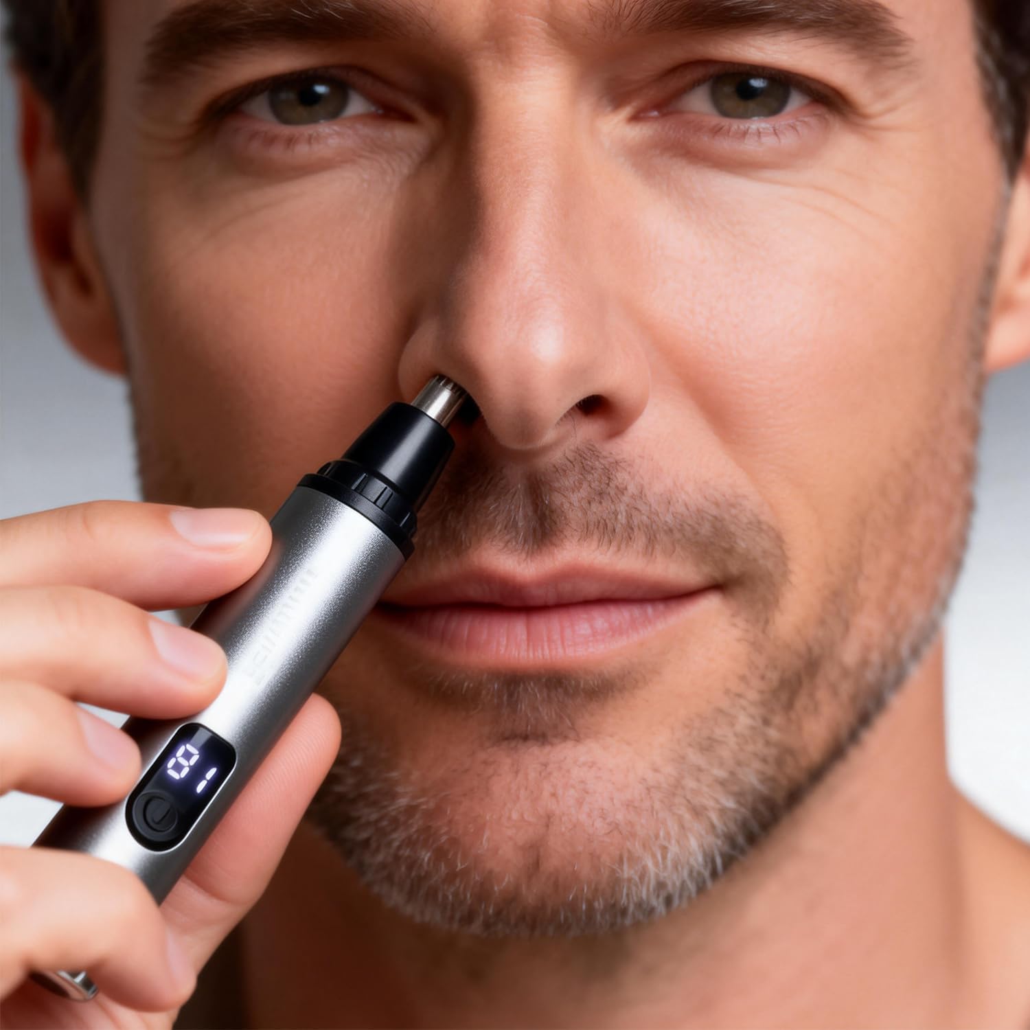 Pemoupnd Ear and Nose Hair Trimmer Clipper,Portable Easy Clean for Men Women