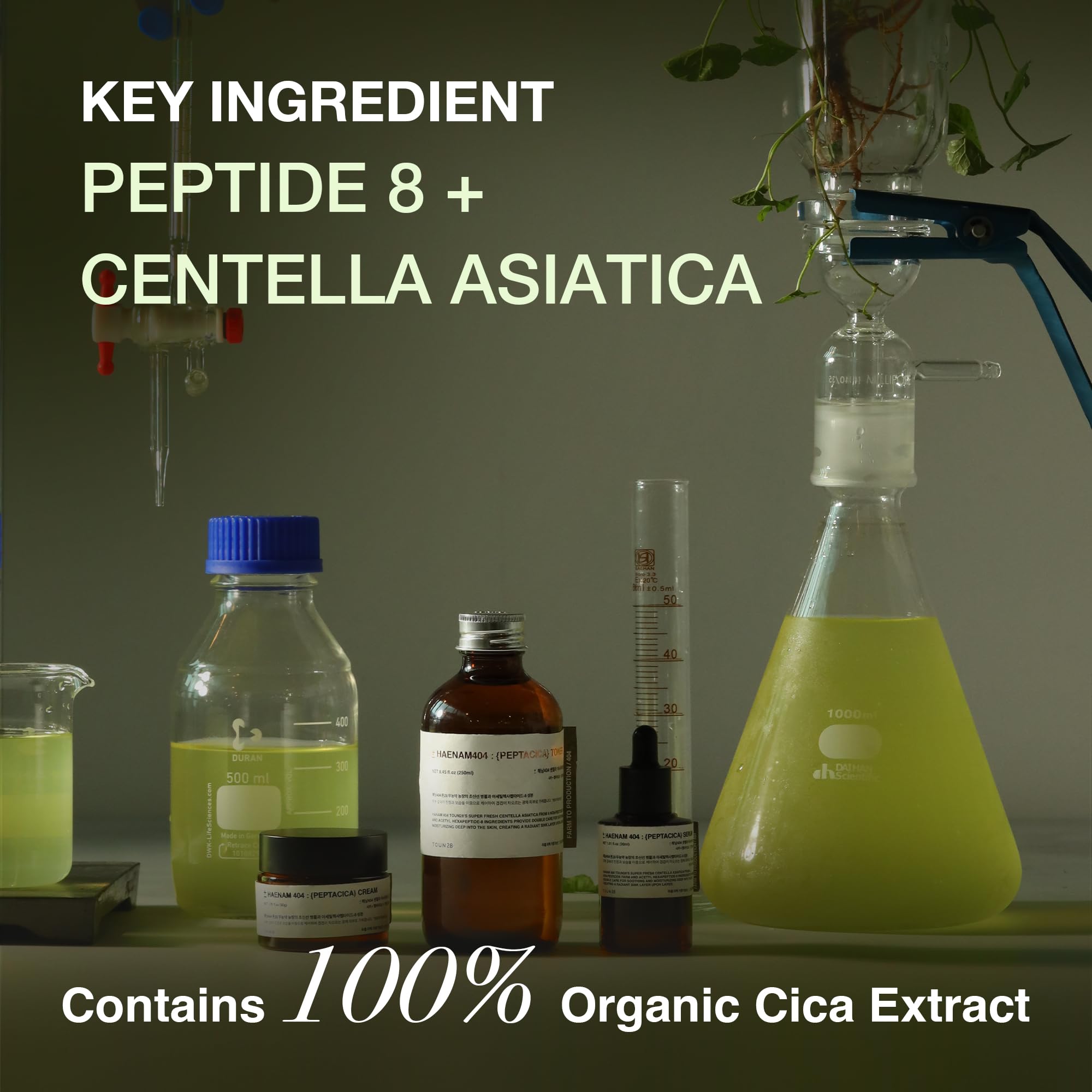 TOUN28 Centella Asiatica Serum, Plant-Based CICA & Peptide Concentrate for Glass Skin, Brightening & Firming Care, 30ml / 1.01 fl.oz
