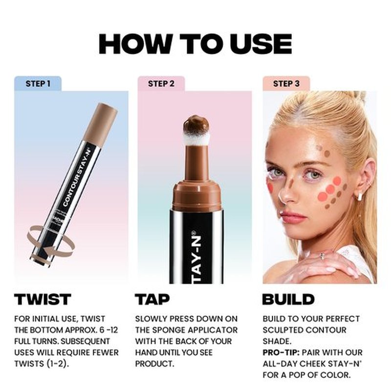 Sacheu Liquid Contour STAY-N Long Wear Bronzer Cream Contour Makeup — Long Lasting, Blendable, & Lightweight Formula — Vegan & Cruelty-free, Giving Sass