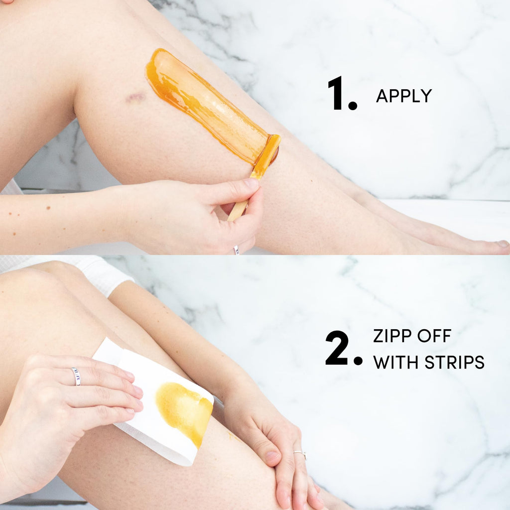 All-Natural Sugar Wax for Body Hair Removal - Persian Cold Wax 16 fl oz (480 ml)