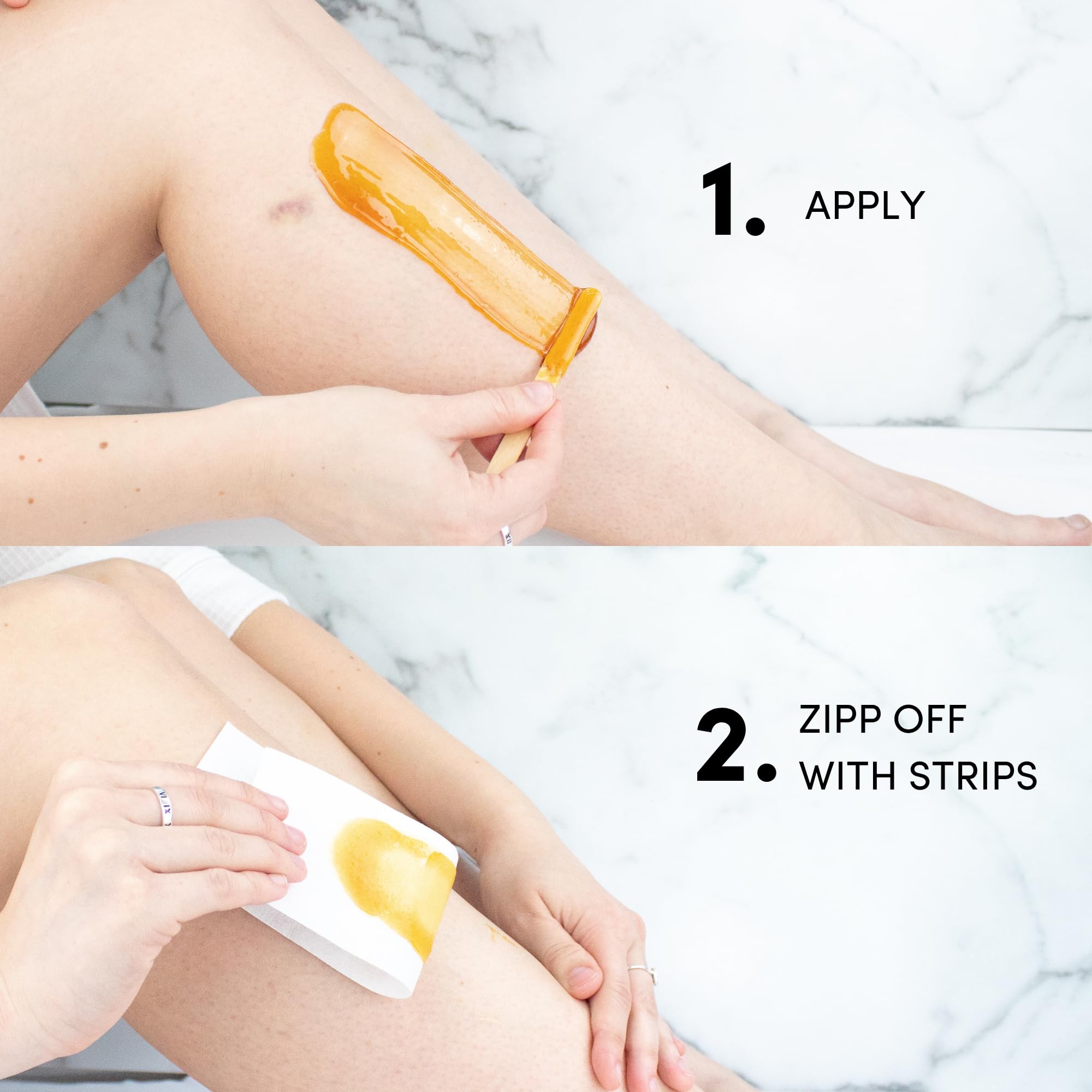 All-Natural Sugar Wax for Body Hair Removal - Persian Cold Wax 16 fl oz (480 ml)