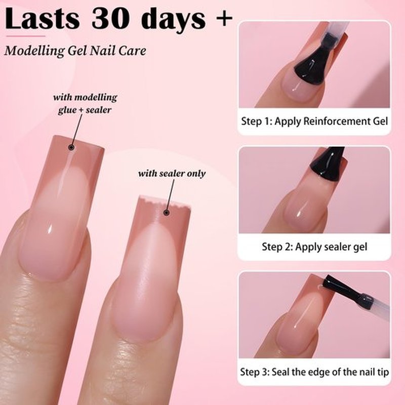 LoveHome 150pc French Tips Press on Nails Short Almond Fake Nails with Glue Tab, Nude Short Nails Press on Nail Almond Glue on Nails Geometric French Acrylic Nail Artificial Fingernail for Women
