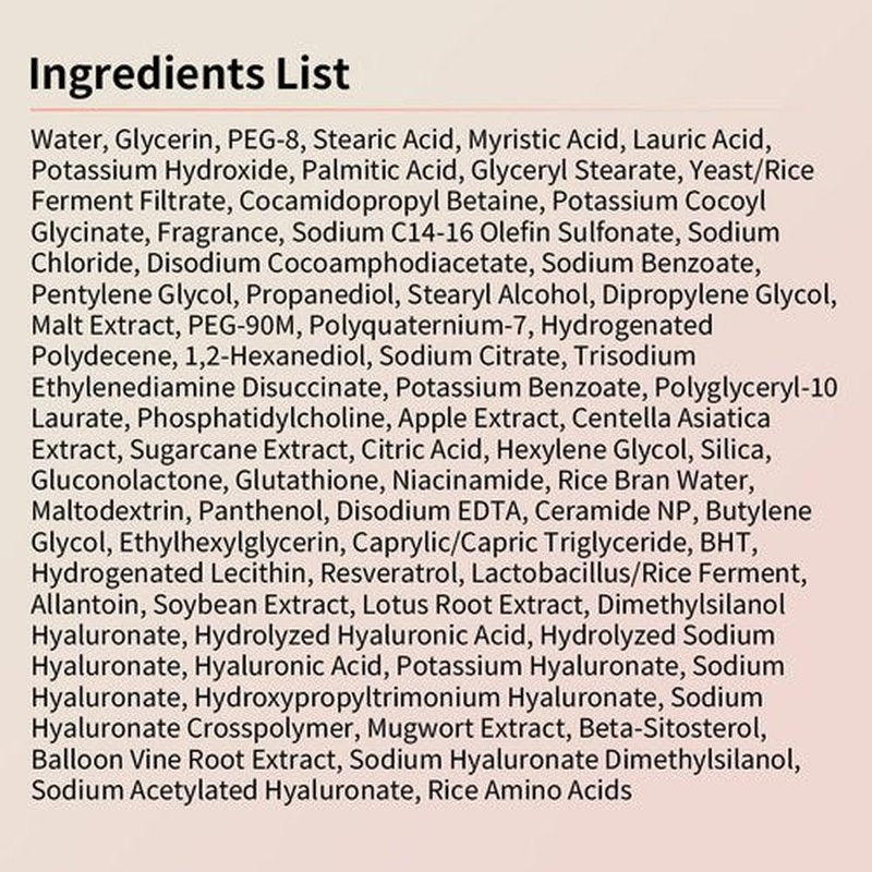 DINSEE Premium Vegan Microbiome Rice Foam Cleanser- Gentle Korean Rice Face Wash, Vegan Face Cleanser, Daily Facial Cleanse, Makeup remover, Reduce Sebem, 150ml / 5.07fl.oz