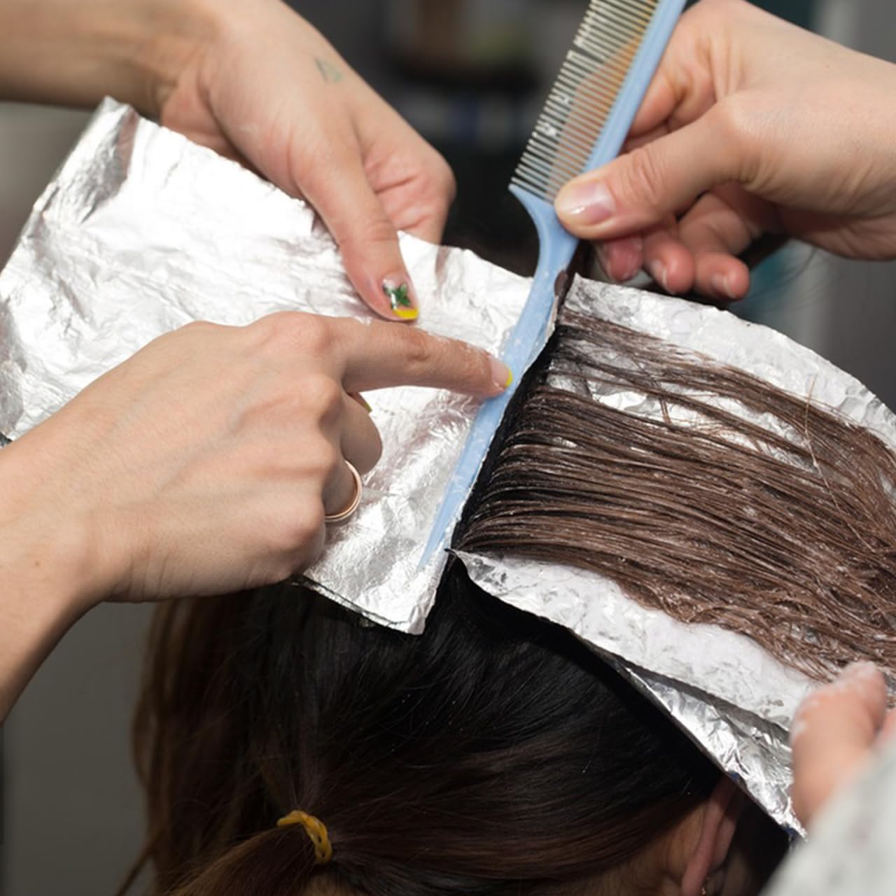 Thickened Aluminum Foil Sheets 65Ft Roll for Hair Dyeing Perming and Styling Professional for Hair Color and Hairdressing Supplies