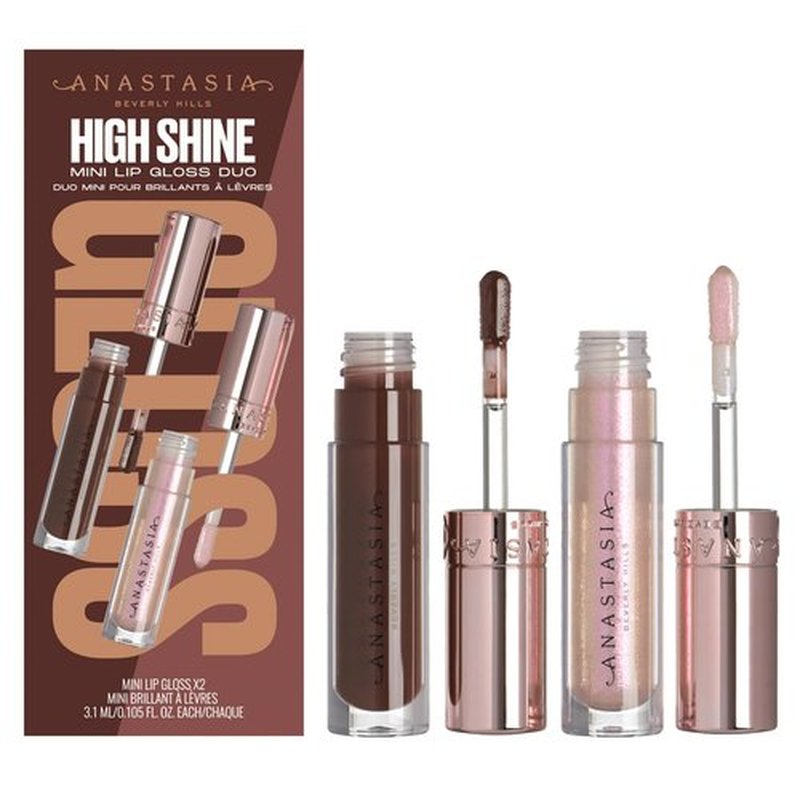Anastasia Beverly Hills - High-Shine Mini Lip Gloss Duo | Perfect for On-the-Go Glam