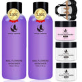 MAGIC ARMOR Acrylic Liquid Monomer and Acrylic Powder Set - 3 Colors Powder Clear Pink White Professional Monomer Liquid 5oz For Nails Extension Kit
