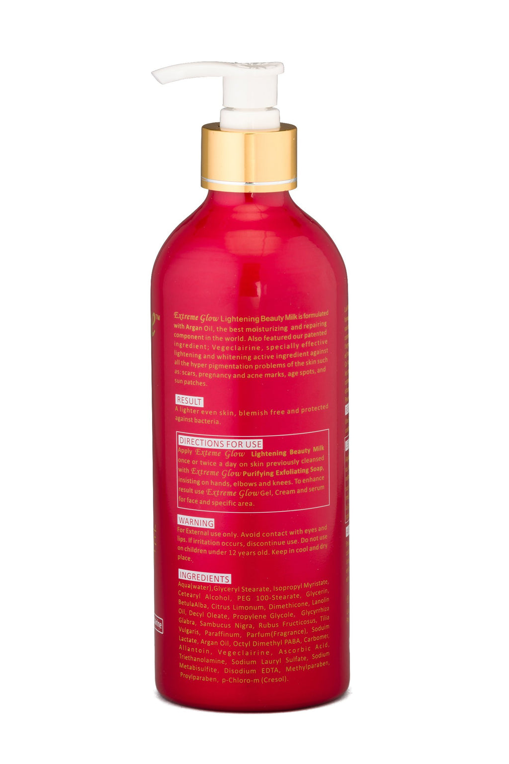 Extreme Glow strong lightening beauty milk 500 ml by Extreme Glow
