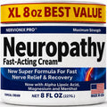 Neuropathy Nerve Relief Cream – Extra Large 8 oz – Maximum Strength for Feet Hands Legs Toes Back – Natural Ingredients Arnica Aloe Vera MSM Vitamins – Fast-Acting Soothing Relief – Super Value 8 oz