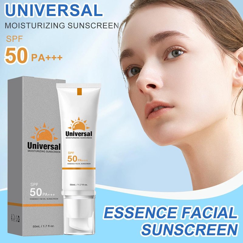 YFKEJI Tinted Sunscreen For FaceSPF 50,Universal Protector Solar 50 Face Sunscreen Moisturizer, No White Cast, No Sticky,Suitable for all Skin Types and UV Protection, Travel Size Sunscreen (3pcs)