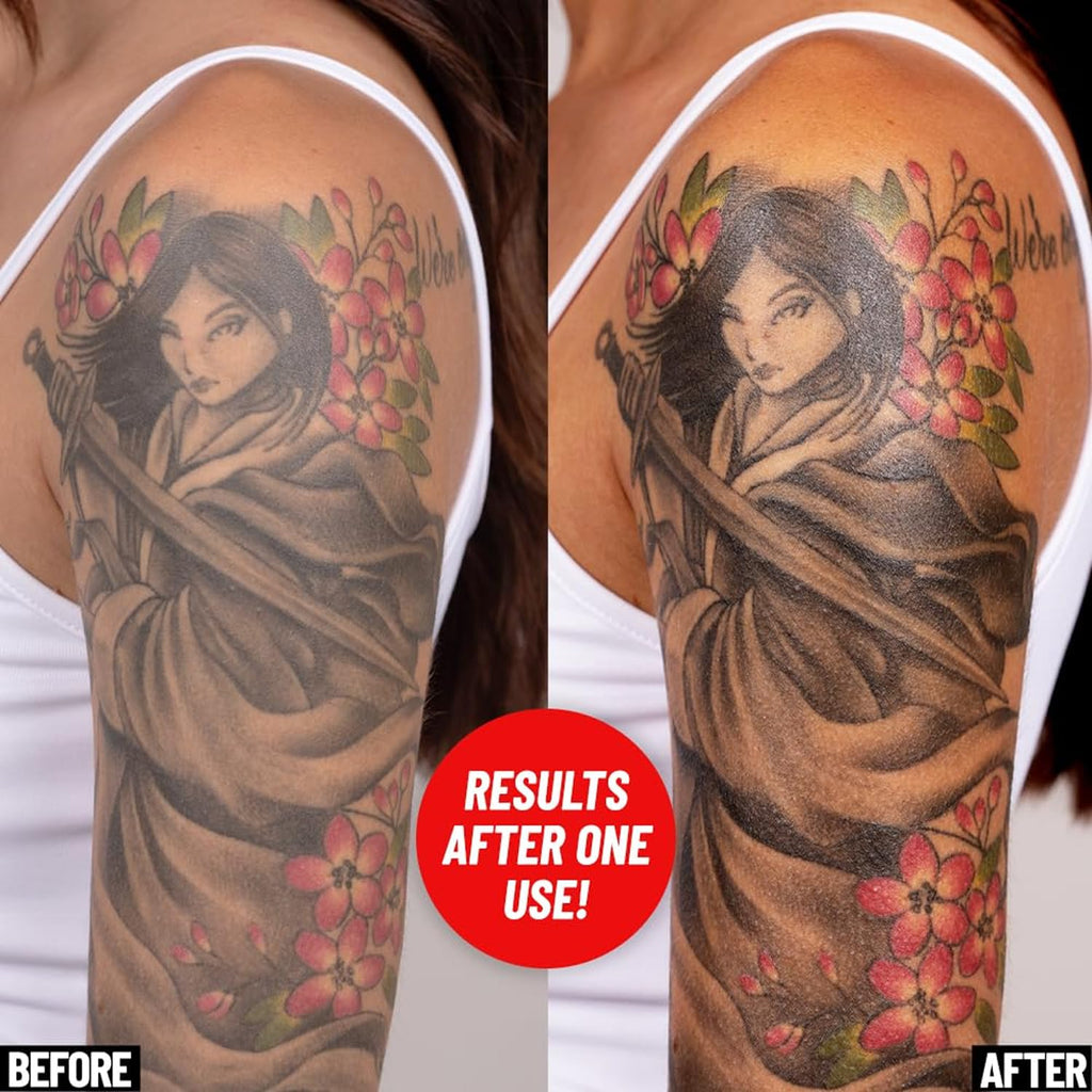 Derm Dude Tattoo Aftercare Brightening Balm | Moisturizing Balm to Protect & Rejuvenate New & Existing Tattoos | Non-Greasy Formula with Dragon's Blood, Shea Butter & St John's Wort, Lavender 2oz