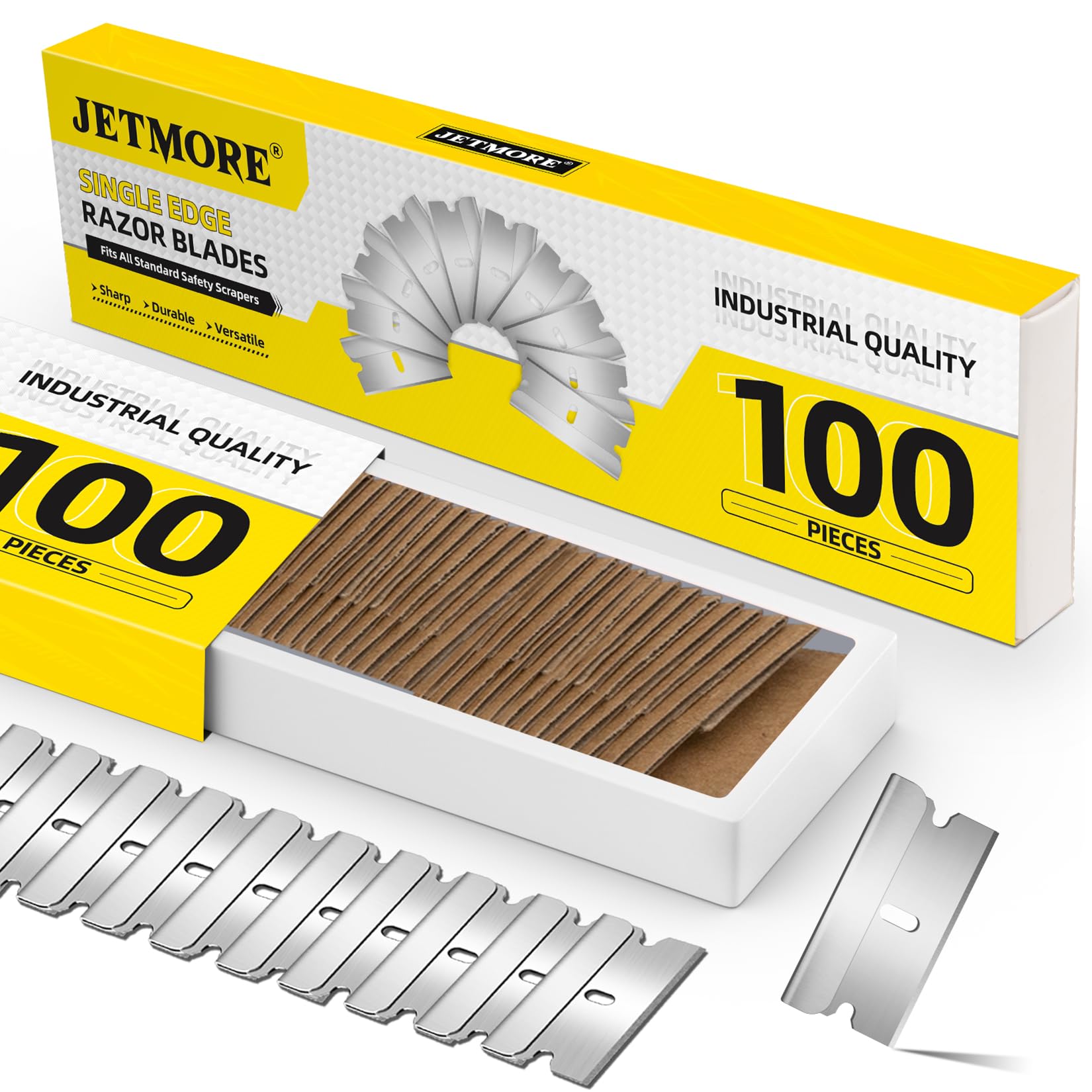 JETMORE Razor Blades Refiils, Single Edge Razor Blades Refiils for Men